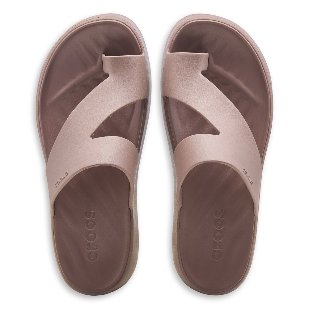 Women's Getaway Toe Loop Platform Sandal Truffle color . Never worn